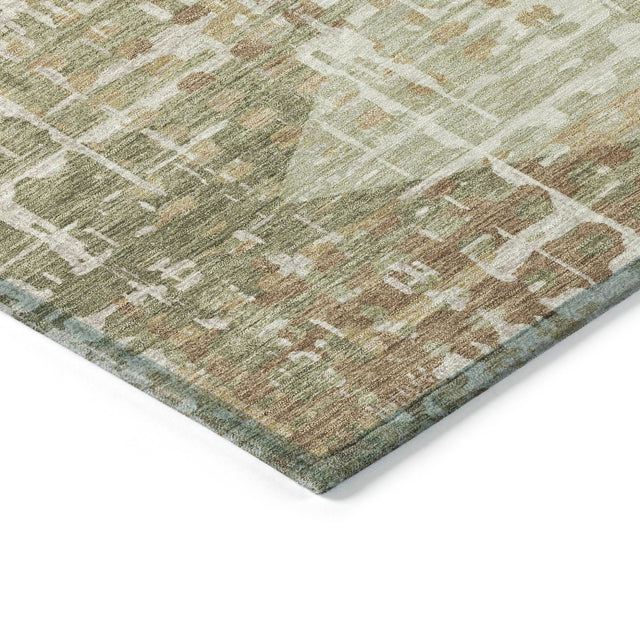Addison Chantille ACN2116 Geometric Machine Made Transitional Fern Rug