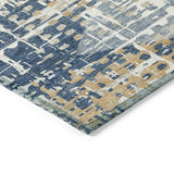 Addison Chantille ACN2116 Geometric Machine Made Transitional Navy Rug