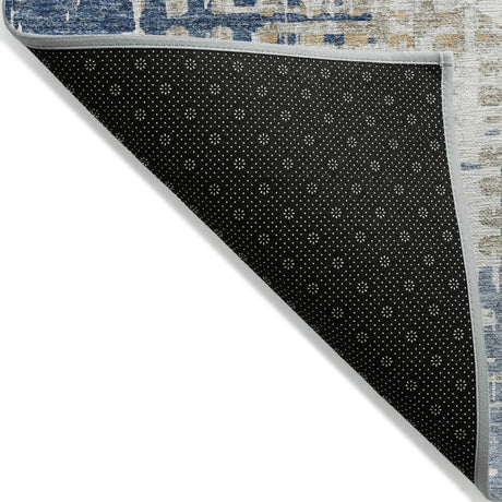 Addison Chantille ACN2116 Geometric Machine Made Transitional Navy Rug