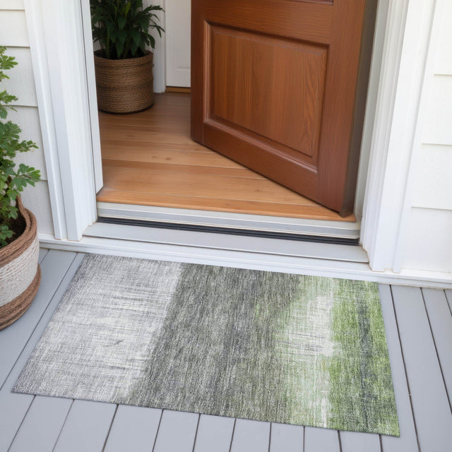 Addison Chantille ACN2118 Abstract Machine Made Transitional Fern Rug