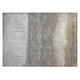 Addison Chantille ACN2118 Abstract Machine Made Transitional Taupe Rug