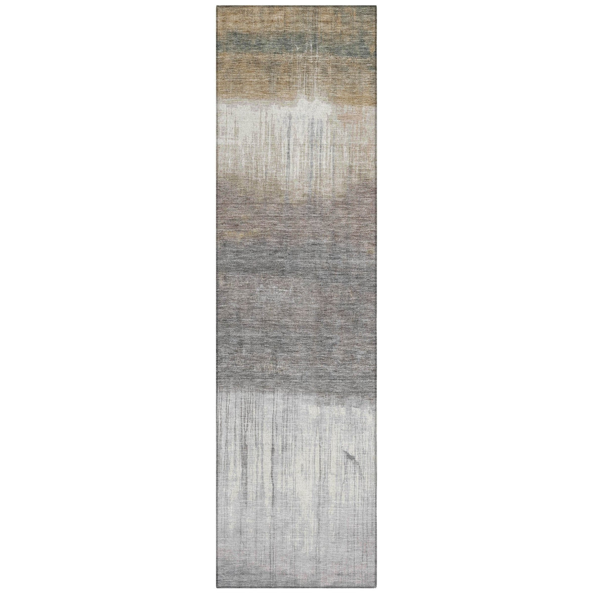 Addison Chantille ACN2118 Abstract Machine Made Transitional Taupe Rug