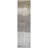 Addison Chantille ACN2118 Abstract Machine Made Transitional Taupe Rug