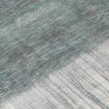 Addison Chantille ACN2118 Abstract Machine Made Transitional Teal Rug