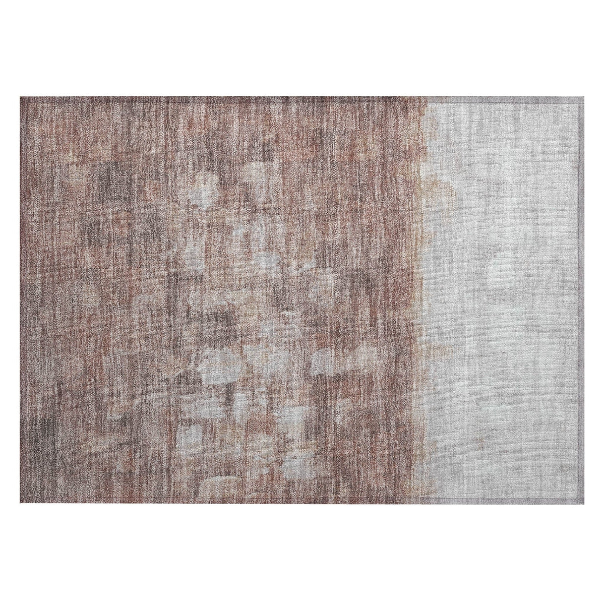 Addison Chantille ACN2119 Abstract Machine Made Transitional Paprika Rug