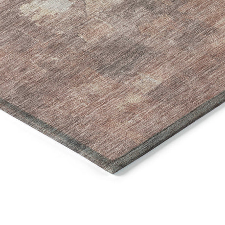 Addison Chantille ACN2119 Abstract Machine Made Transitional Paprika Rug