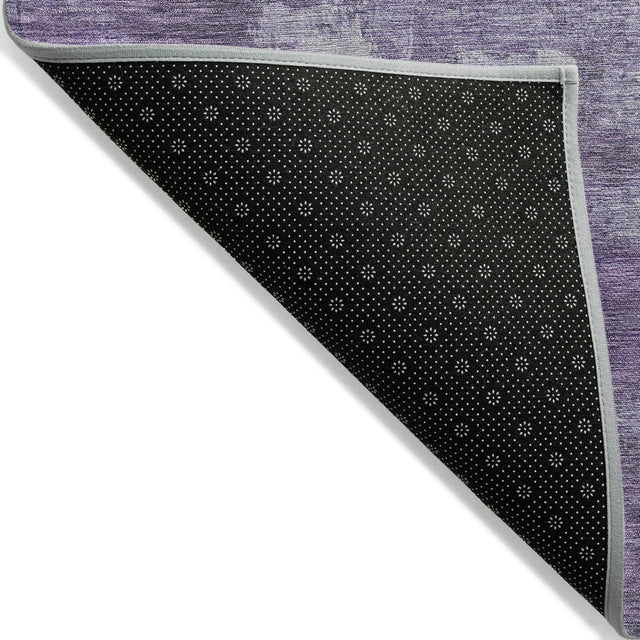 Addison Chantille ACN2119 Abstract Machine Made Transitional Purple Rug
