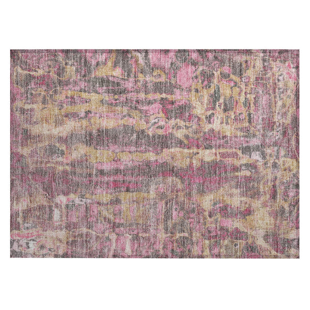 Addison Chantille ACN2120 Abstract Machine Made Transitional Blush Rug