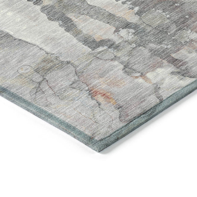 Addison Chantille ACN2120 Abstract Machine Made Transitional Copper Rug