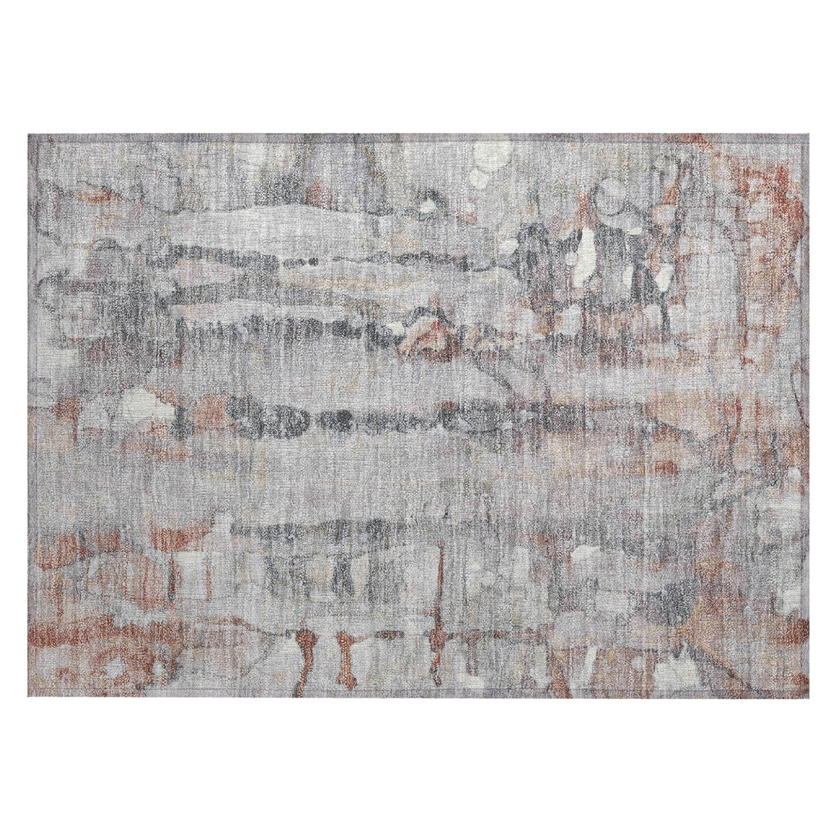 Addison Chantille ACN2120 Abstract Machine Made Transitional Copper Rug