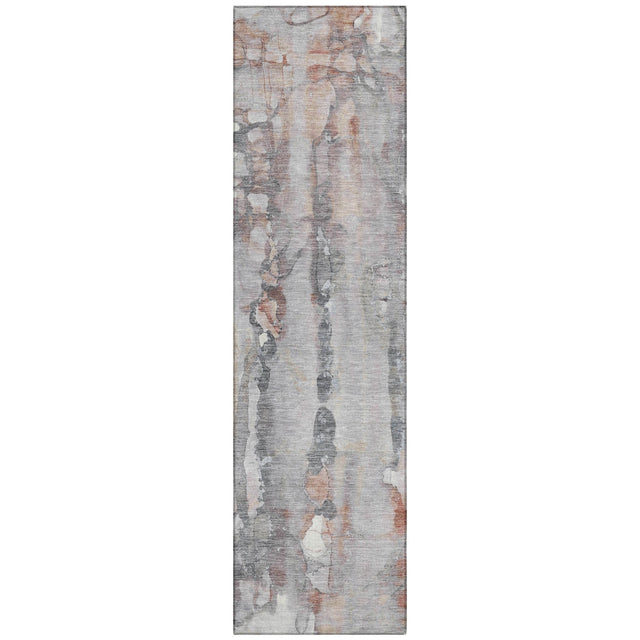 Addison Chantille ACN2120 Abstract Machine Made Transitional Copper Rug