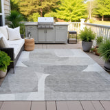 Addison Chantille ACN2121 Blocks Machine Made Transitional Linen Rug