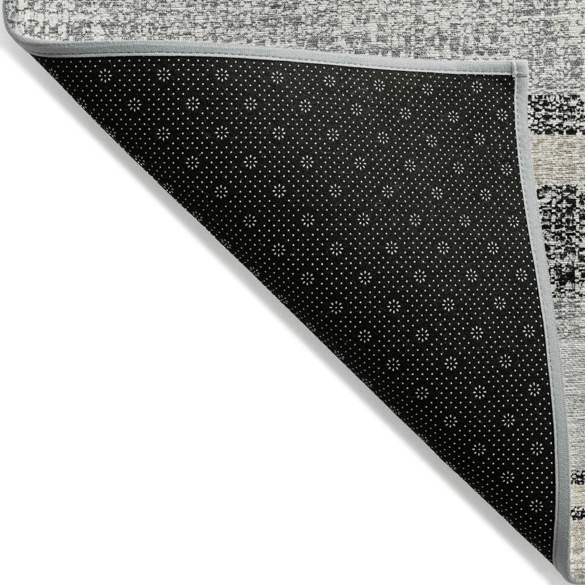Addison Chantille ACN2122 Stripes Machine Made Transitional Black Rug