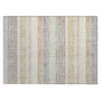 Addison Chantille ACN2122 Stripes Machine Made Transitional Gold Rug