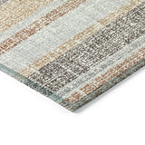 Addison Chantille ACN2122 Stripes Machine Made Transitional Gray Rug