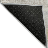 Addison Chantille ACN2122 Stripes Machine Made Transitional Ivory Rug