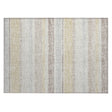 Addison Chantille ACN2122 Stripes Machine Made Transitional Ivory Rug
