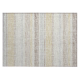 Addison Chantille ACN2122 Stripes Machine Made Transitional Ivory Rug