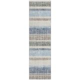 Addison Chantille ACN2122 Stripes Machine Made Transitional Navy Rug