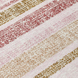 Addison Chantille ACN2122 Stripes Machine Made Transitional Pink Rug
