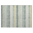 Addison Chantille ACN2122 Stripes Machine Made Transitional Seafoam Rug