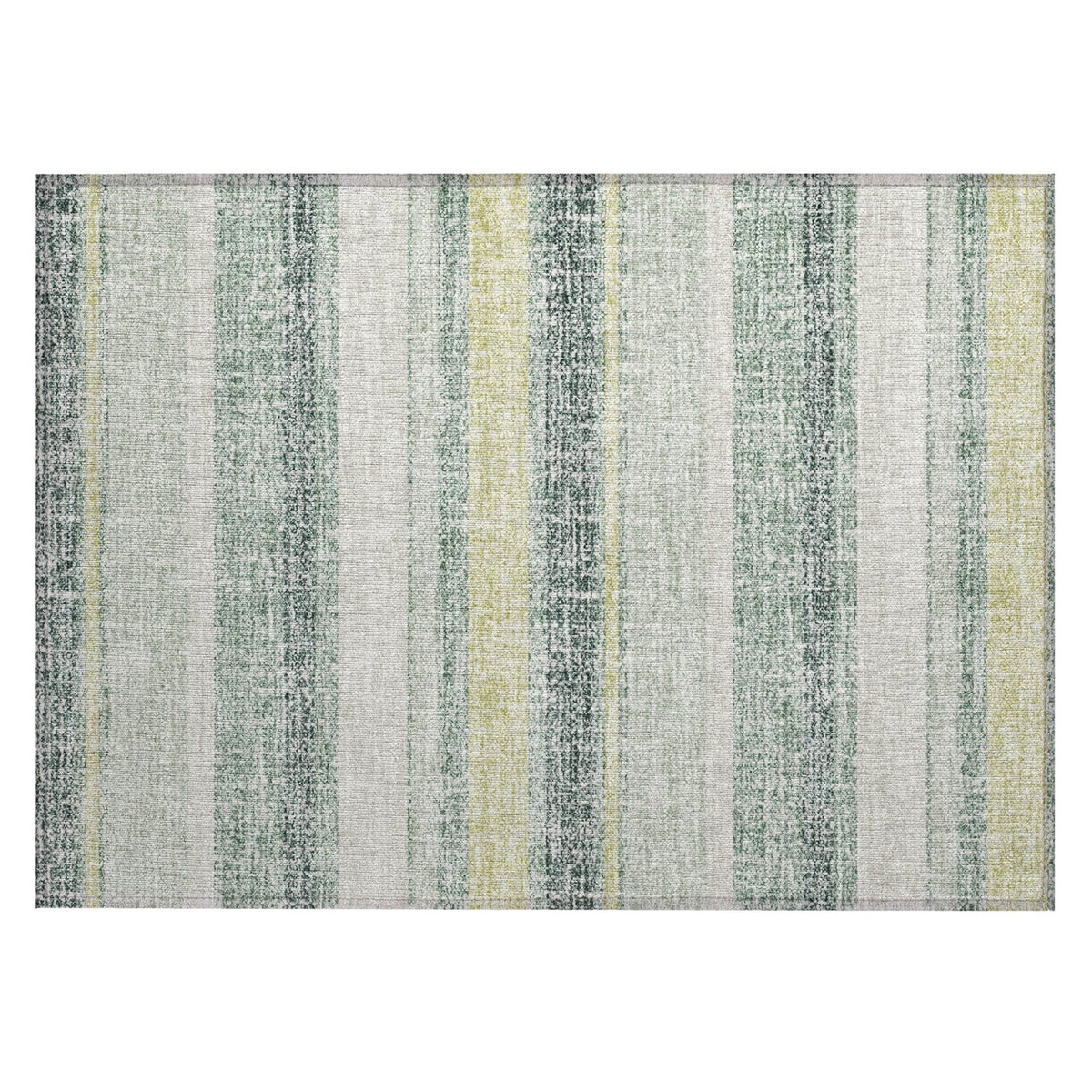 Addison Chantille ACN2122 Stripes Machine Made Transitional Seafoam Rug