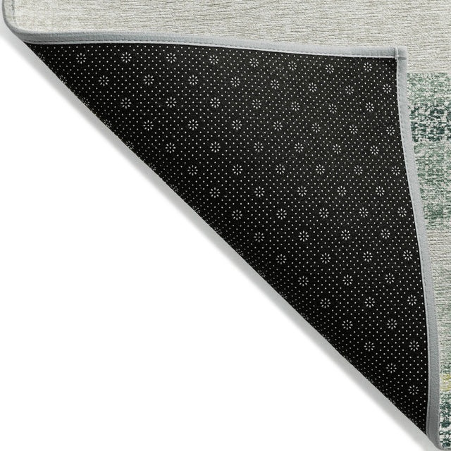 Addison Chantille ACN2122 Stripes Machine Made Transitional Seafoam Rug