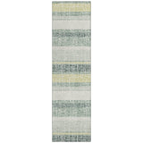 Addison Chantille ACN2122 Stripes Machine Made Transitional Seafoam Rug
