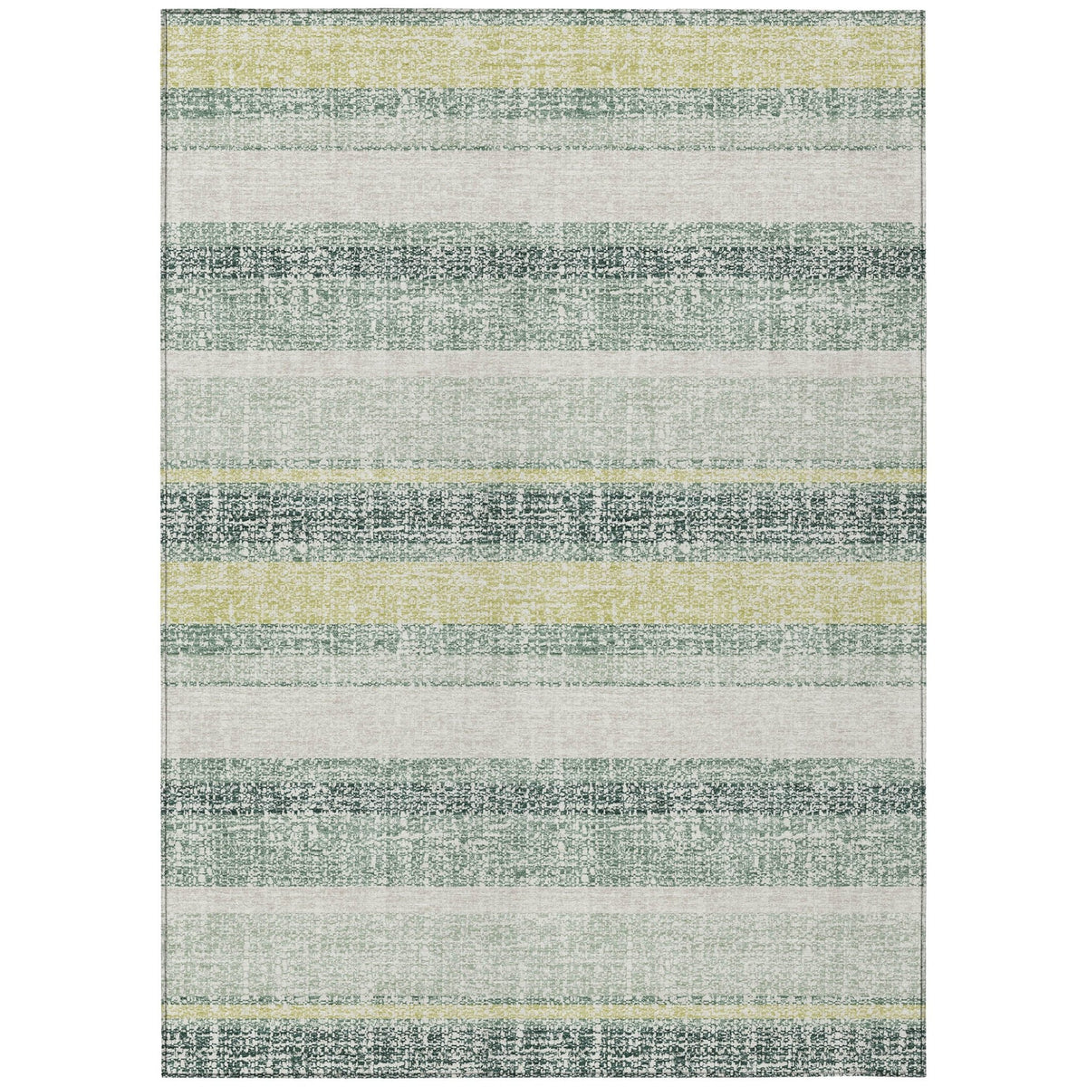 Addison Chantille ACN2122 Stripes Machine Made Transitional Seafoam Rug