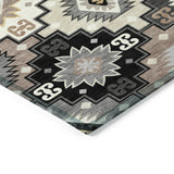 Addison Chantille ACN2123 Ethnic Machine Made Transitional Black Rug