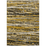 Addison Chantille ACN2126 Stripes Machine Made Transitional Brown Rug