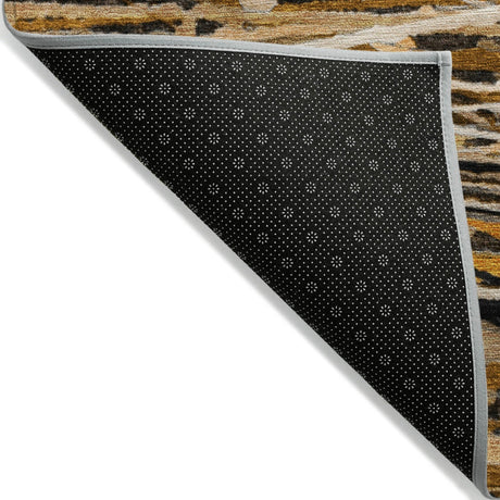 Addison Chantille ACN2126 Stripes Machine Made Transitional Copper Rug