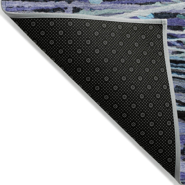 Addison Chantille ACN2126 Stripes Machine Made Transitional Purple Rug