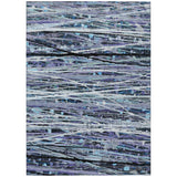 Addison Chantille ACN2126 Stripes Machine Made Transitional Purple Rug