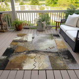 Addison Chantille ACN2127 Modern Machine Made Transitional Chocolate Rug