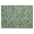 Addison Chantille ACN2128 Floral Machine Made Transitional Aloe Rug