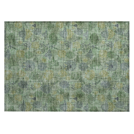 Addison Chantille ACN2128 Floral Machine Made Transitional Aloe Rug
