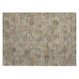 Addison Chantille ACN2128 Floral Machine Made Transitional Brown Rug