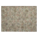Addison Chantille ACN2128 Floral Machine Made Transitional Brown Rug