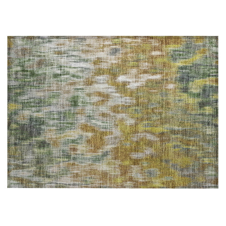Addison Chantille ACN2129 Abstract Machine Made Transitional Brown Rug