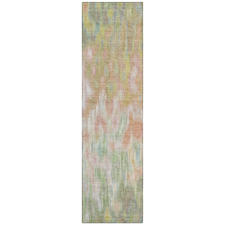 Addison Chantille ACN2129 Abstract Machine Made Transitional Coral Rug