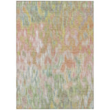 Addison Chantille ACN2129 Abstract Machine Made Transitional Coral Rug