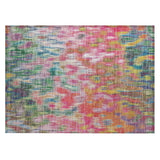 Addison Chantille ACN2129 Abstract Machine Made Transitional Pink Rug