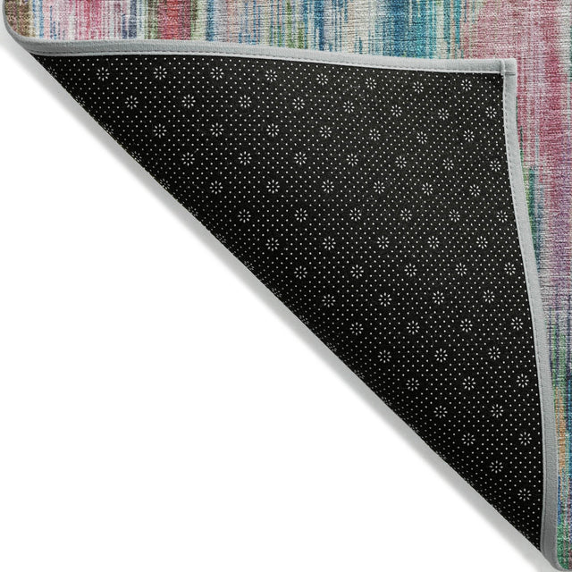Addison Chantille ACN2129 Abstract Machine Made Transitional Pink Rug