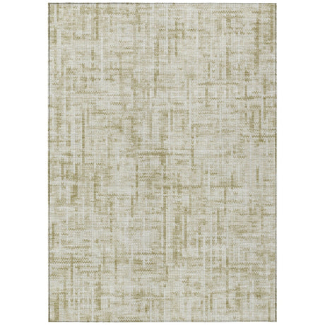 Addison Chantille ACN2130 Stripes Machine Made Transitional Beige Rug