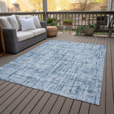 Addison Chantille ACN2130 Stripes Machine Made Transitional Blue Rug