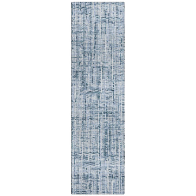 Addison Chantille ACN2130 Stripes Machine Made Transitional Blue Rug