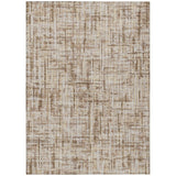 Addison Chantille ACN2130 Stripes Machine Made Transitional Brown Rug