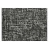 Addison Chantille ACN2130 Stripes Machine Made Transitional Charcoal Rug