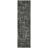 Addison Chantille ACN2130 Stripes Machine Made Transitional Charcoal Rug